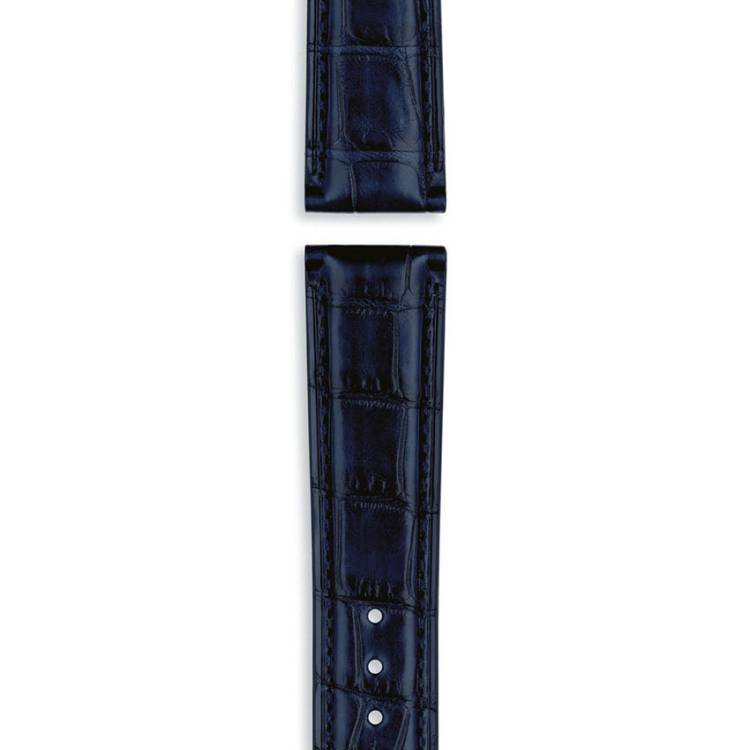 IWC Strap Alligator Blue For Pin Buckle XL - Blue