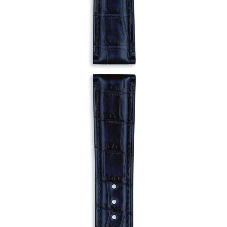 IWC Strap Alligator Blue For Pin Buckle XS - Blue