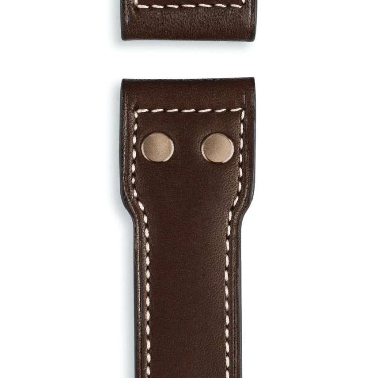 IWC Strap Calfskin Marron Brown For Pin Buckle - Brown
