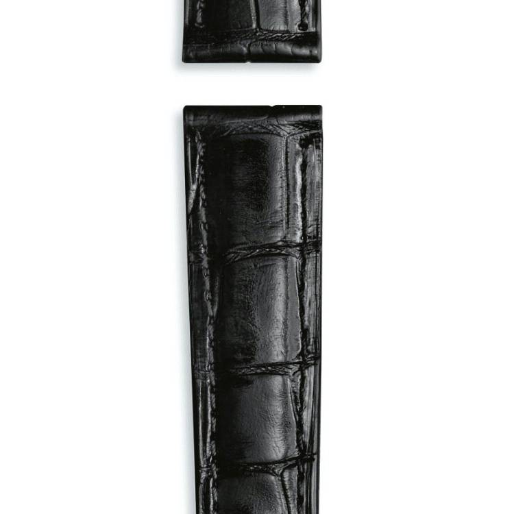 IWC Strap Alligator Black For Butterfly Clasp - Black