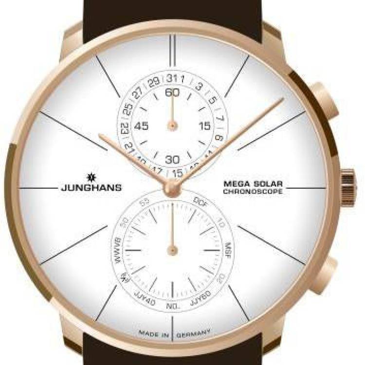 Junghans Watch Meister Fein Chronoscope Mega Solar