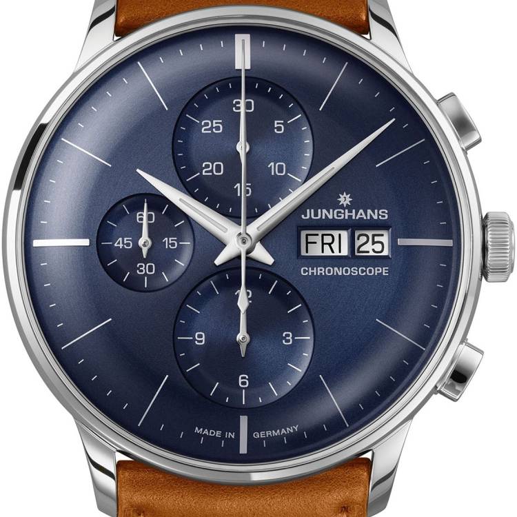 Junghans Watch Meister Chronoscope - Blue