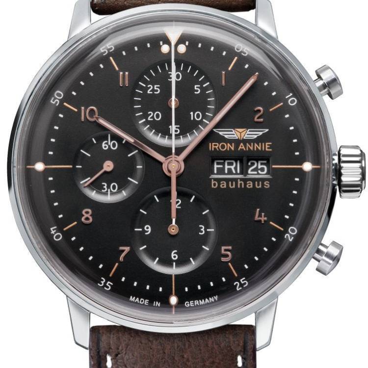 Iron Annie Watch Bauhaus Mens - Black