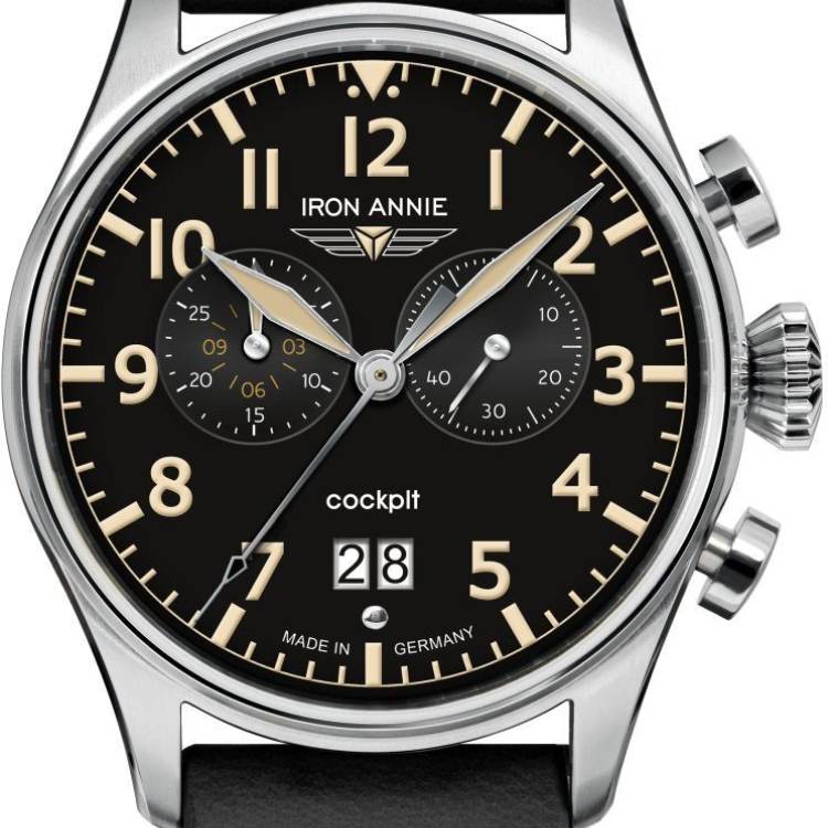 Iron Annie Watch Cockpit Mens - Black