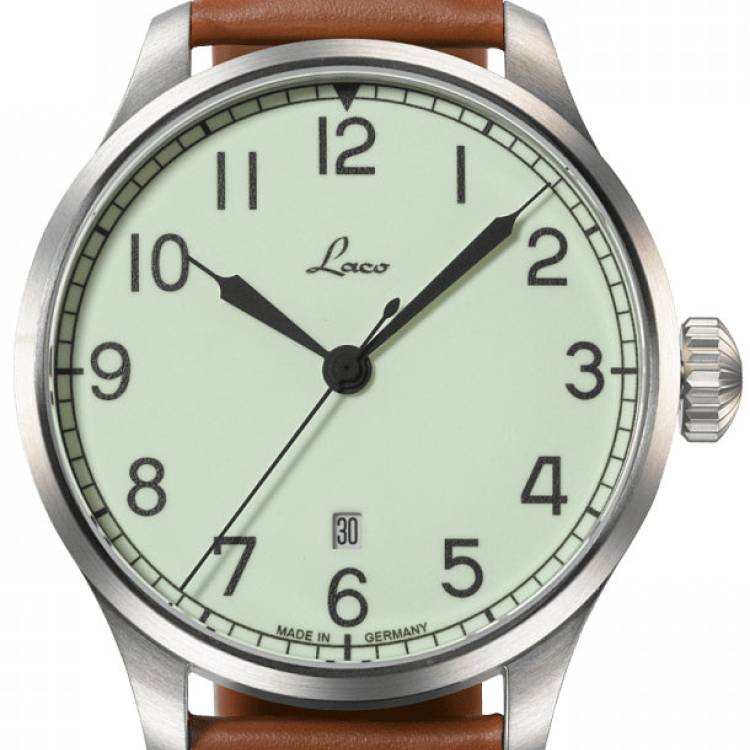 Laco Watch Navy Valencia 42 - White