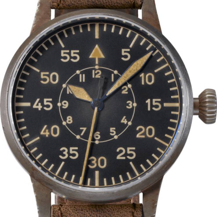 Laco Watch Aviator Leipzig Erbstuck - Black