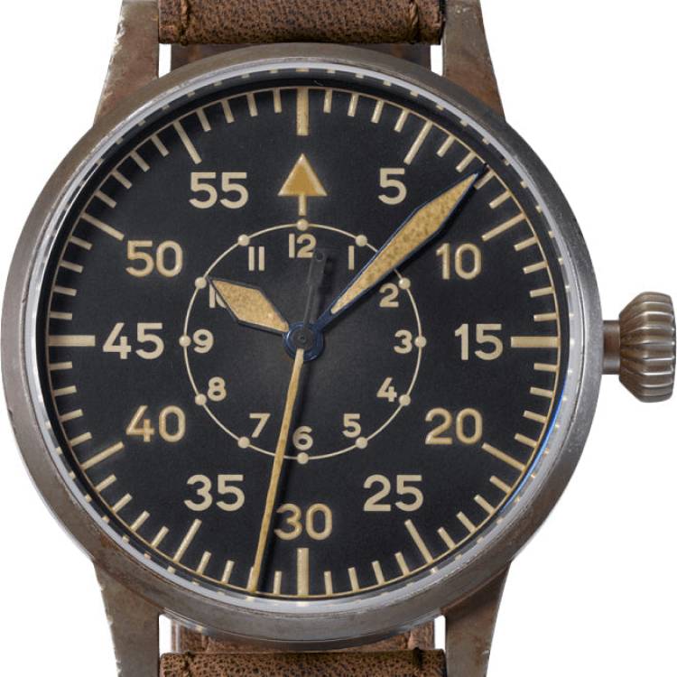 Laco Watch Aviator Paderborn Erbstuck - Black
