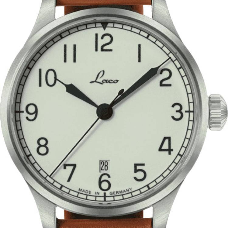 Laco Watch Navy Valencia 39 - White