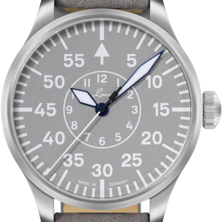 Laco Watch Flieger Basic Aachen Grau 42