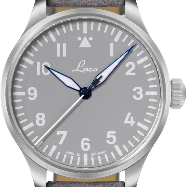 Laco Watch Flieger Basic Augsburg Grau 39