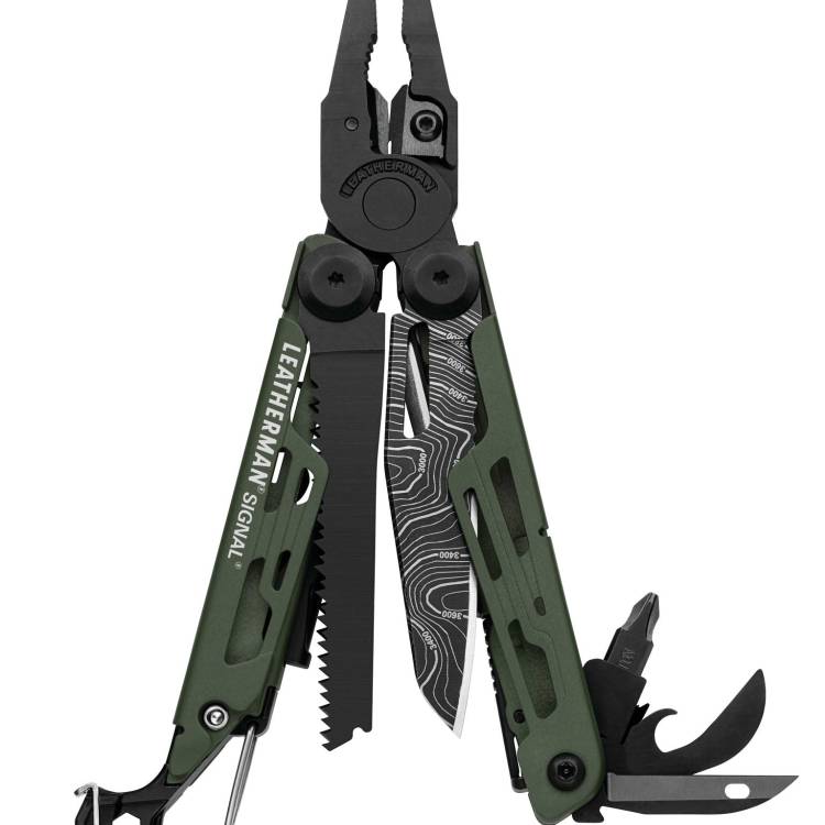 Leatherman Signal Multi-Tool - Topo Green - Green
