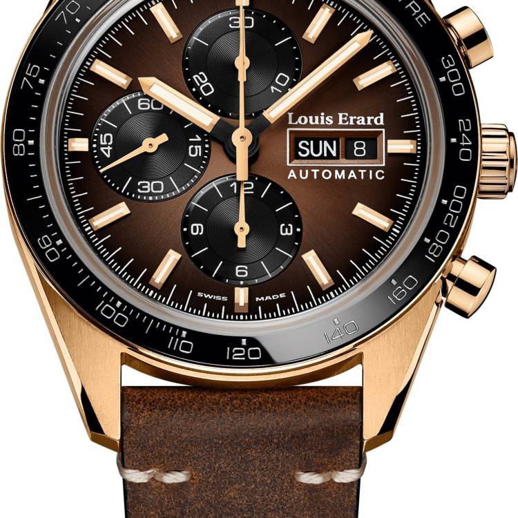 Louis Erard Watch La Sportive Bronze Limited Edition - Brown