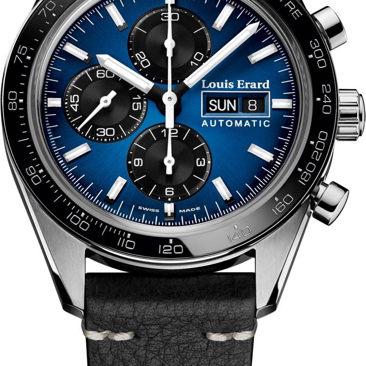Louis Erard Watch La Sportive Titanium Limited Edition - Blue