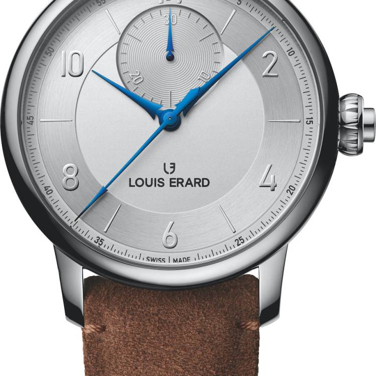 Louis Erard Watch Excellence Triptych Monopusher - Silver