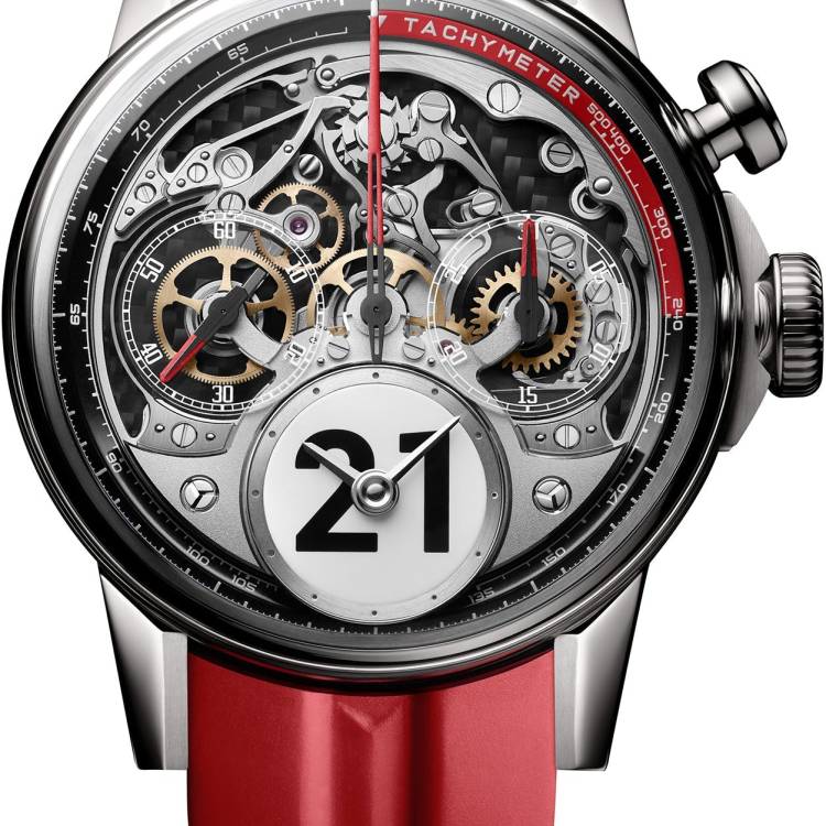 Louis Moinet Watch Time to Race Limited Edition - Silver