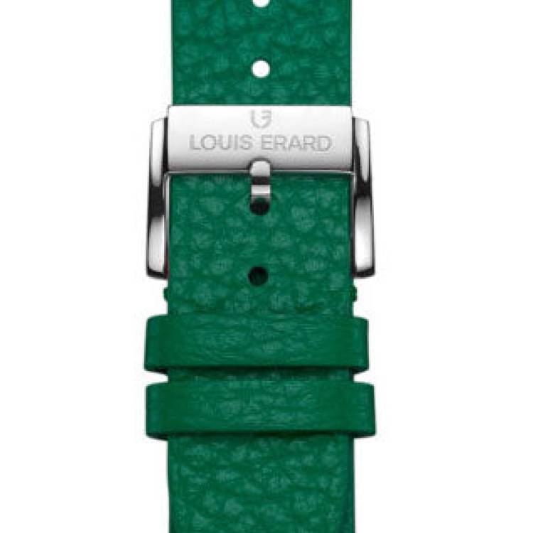Louis Erard Strap Leather Green Grained 20/18mm - Green