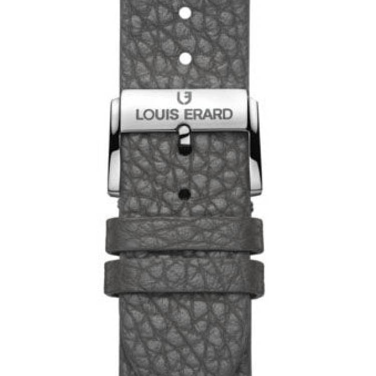Louis Erard Strap Leather Grey Grained 22/20mm - Grey