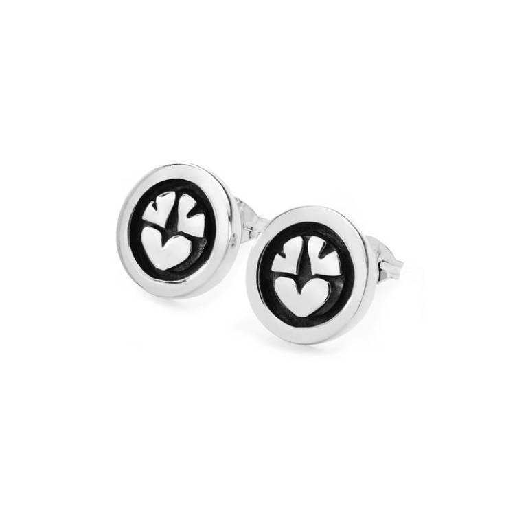 Linda Macdonald Cherish Sterling Silver Stud Earrings