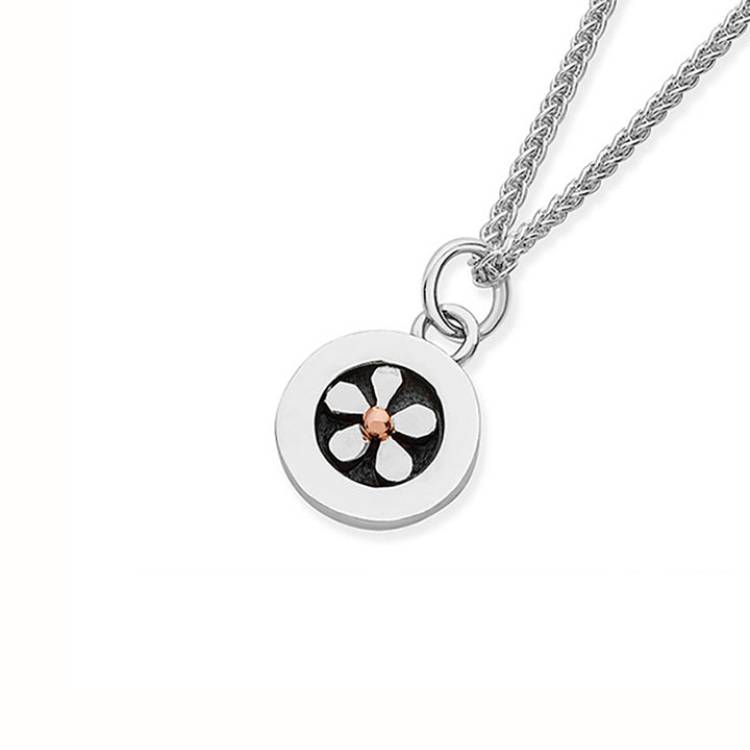 Linda Macdonald Meadow Sterling Silver 9ct Gold Necklace