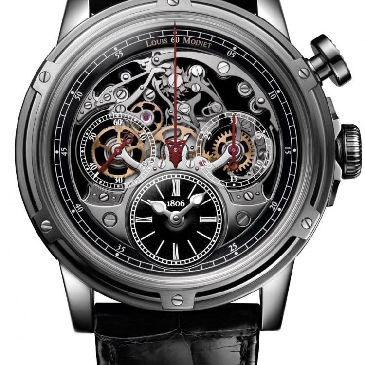 Louis Moinet Watch Memoris Superlight Black Limited Edition - Black