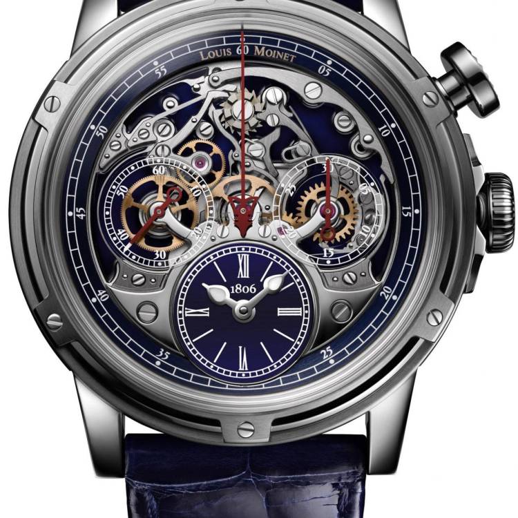 Louis Moinet Watch Memoris Superlight Blue Limited Edition - Blue