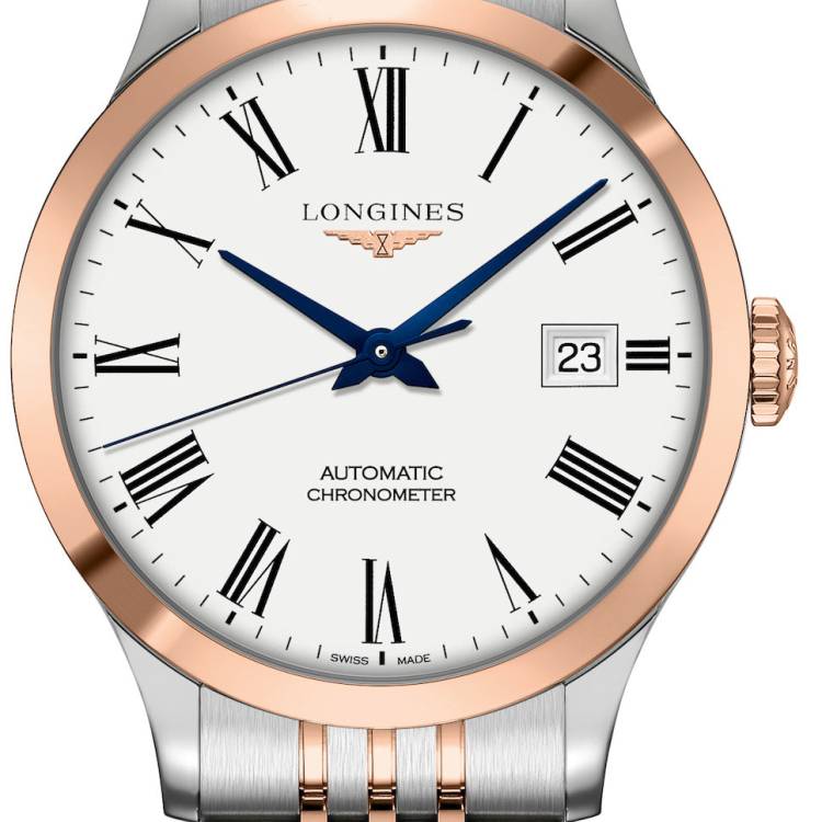 Longines Watch Record Mens - Silver