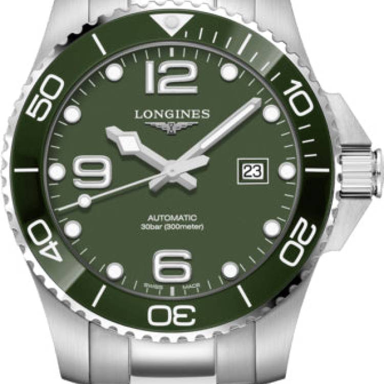 Longines Watch HydroConquest Mens - Green