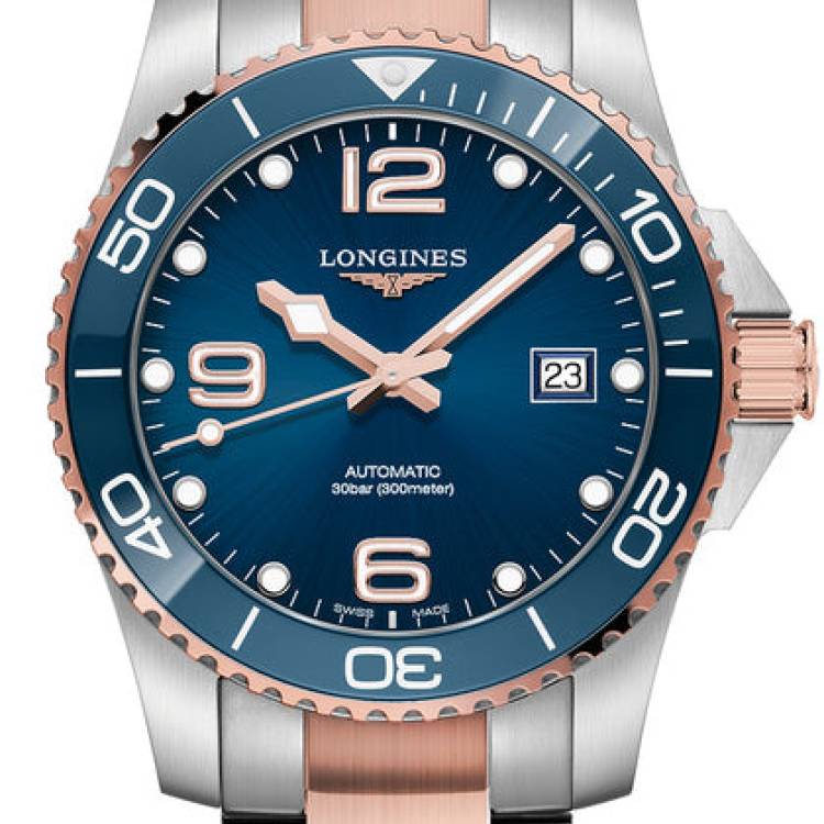 Longines Watch HydroConquest Mens - Blue