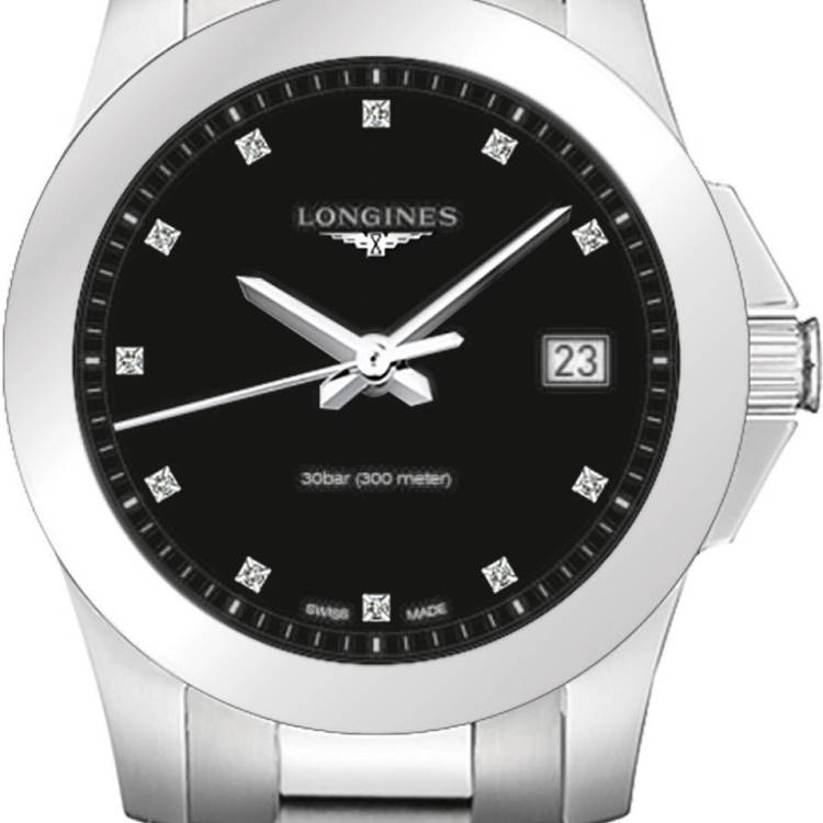 Longines Watch Conquest Ladies - Black