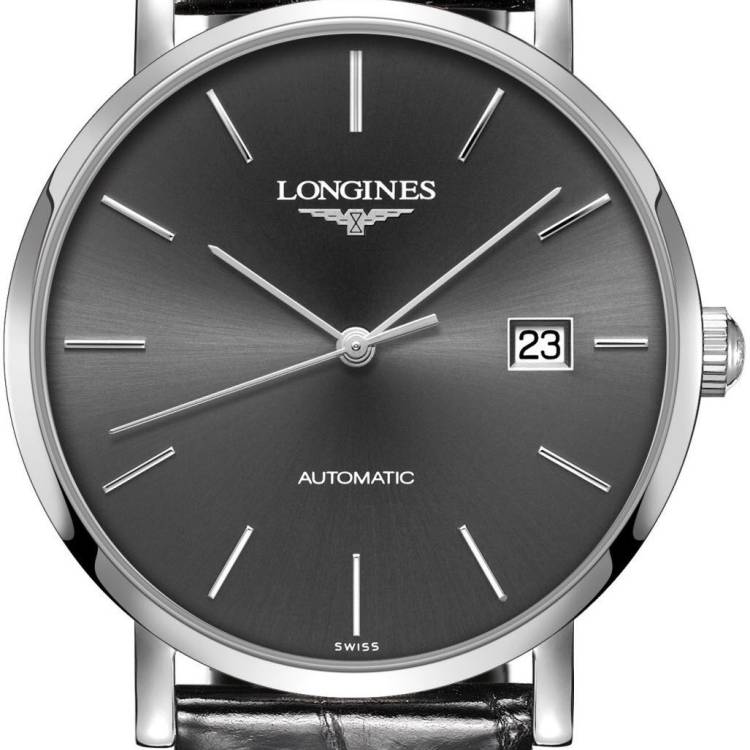 Longines Watch Elegant Collection Mens - Grey