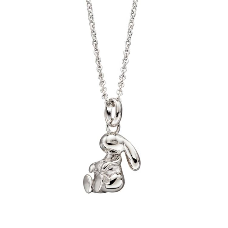 Little Star Sterling Silver Signature Rabbit Childs Necklace