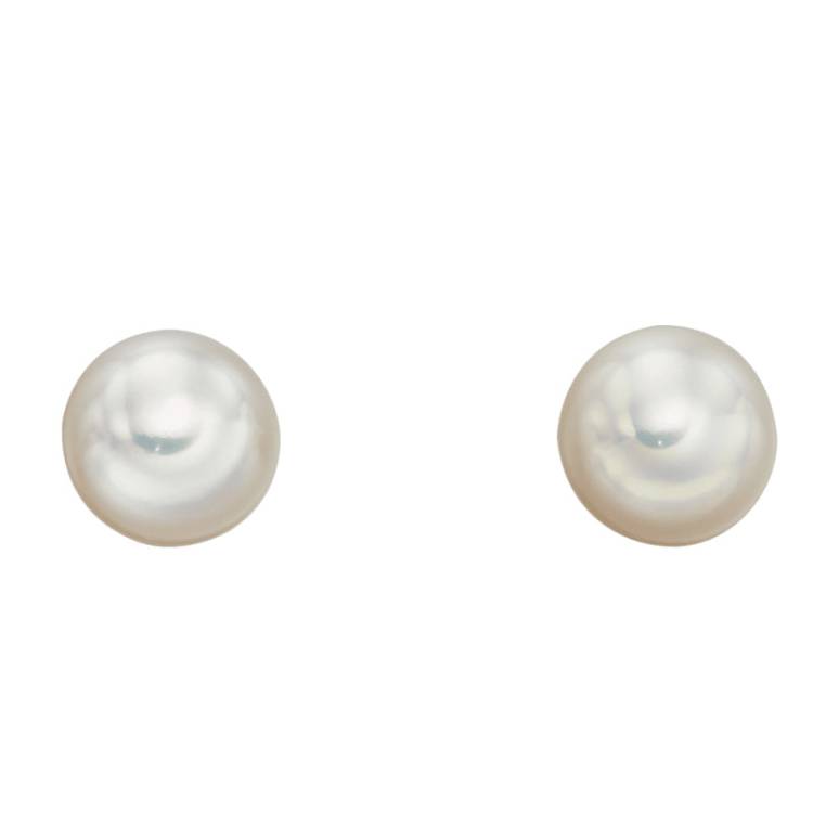 Little Star Sterling Silver Pearl Evie Childs Stud Earrings