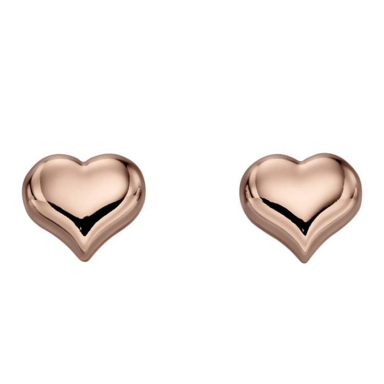Little Star Sterling Silver Rose Gold Plated Emily Childs Stud Earrings