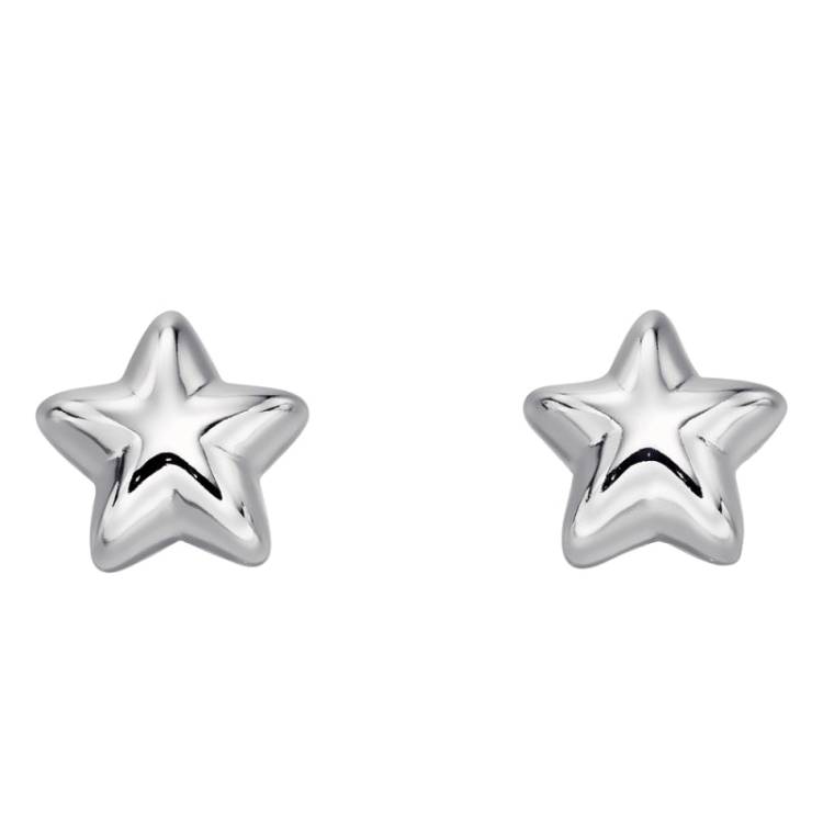 Little Star Sterling Silver Elle Star Childs Stud Earrings
