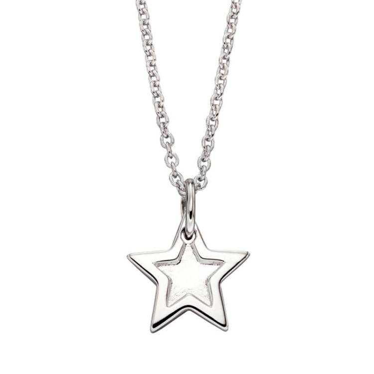 Little Star Sterling Silver Layla Star Childs Necklace
