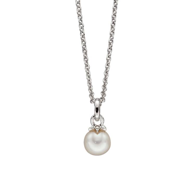 Little Star Sterling Silver Pearl Isla Childs Necklace