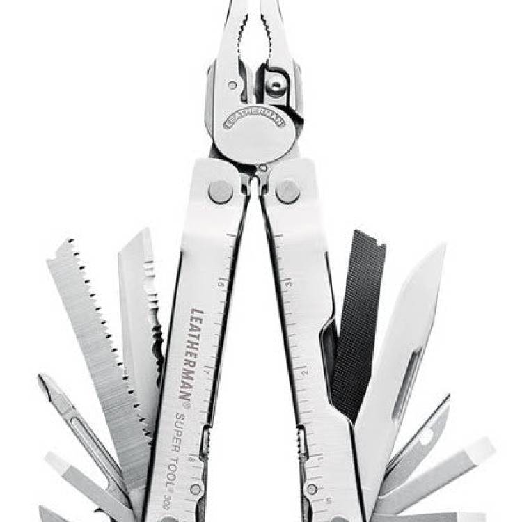Leatherman Pocket Knife Supertool 300 - Silver
