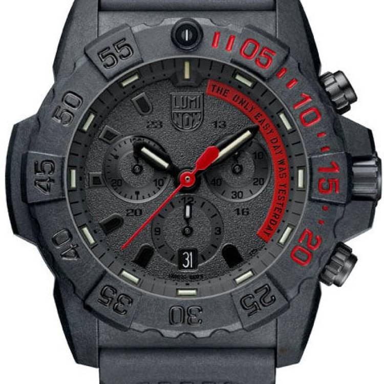 Luminox Watch Navy Seal 3500 Series Chronograph - Grey