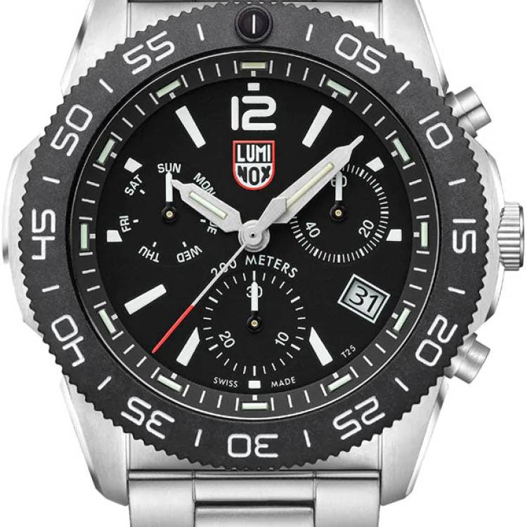 Luminox Watch Sea Pacific Diver Chronograph 3140 Black Black - Black