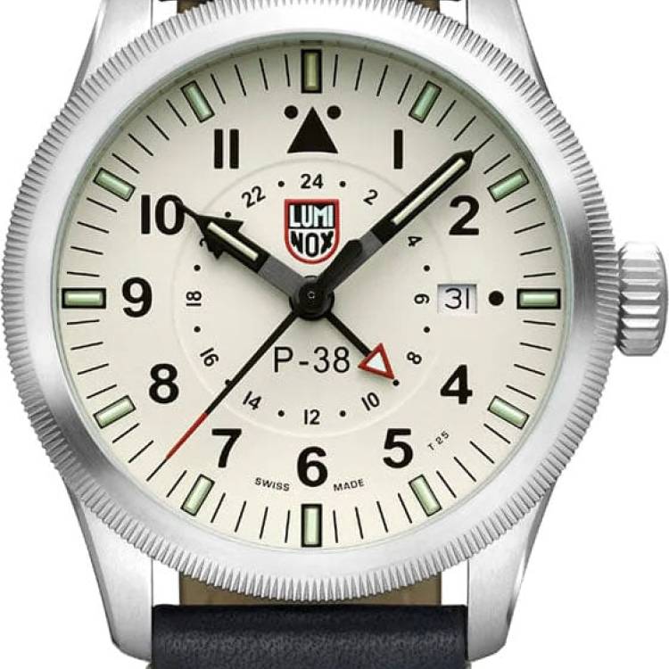 Luminox Watch Air Pilot P-38 Lightning 9520 Series - Cream