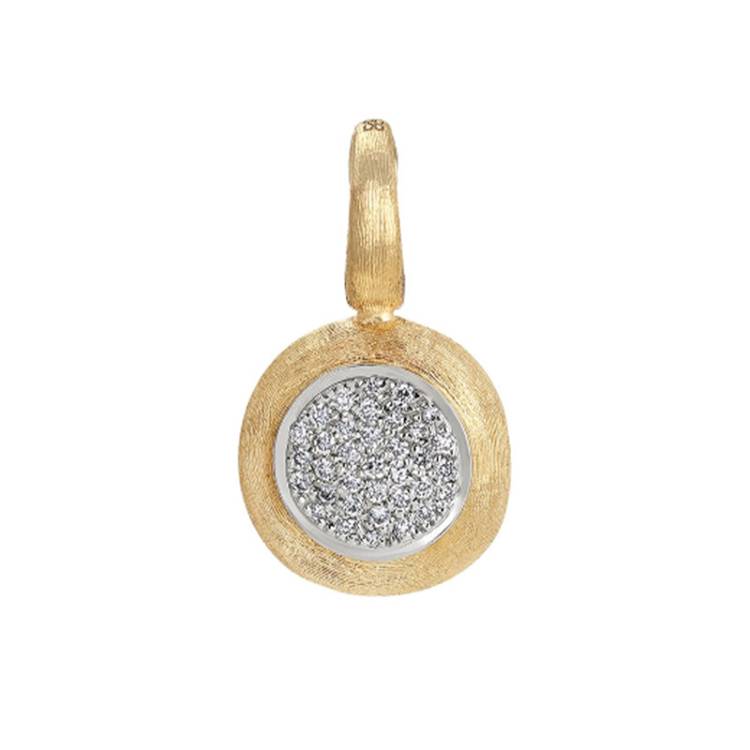 Marco Bicego Jaipur 18ct Yellow Gold Diamond Stackable Pendant - Gold