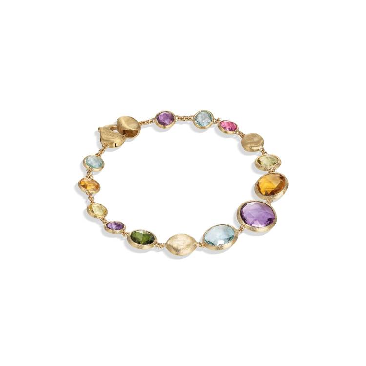 Marco Bicego Jaipur 18ct Yellow Gold Mixed Gemstone Bracelet