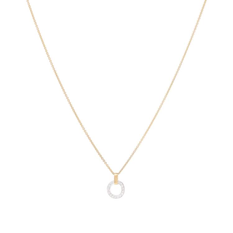 Marco Bicego Jaipur Link 18ct Yellow Gold Diamond Pendant Necklace