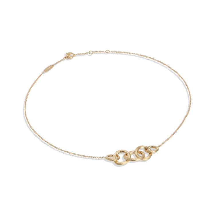 Marco Bicego Jaipur Link 18ct Yellow Gold Graduated Necklace - Option1 Value Yellow Gold