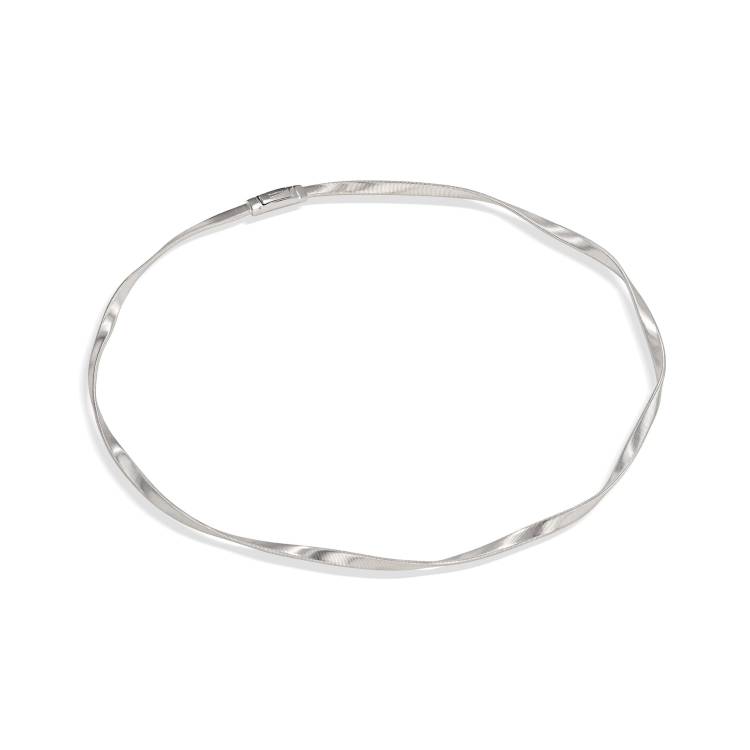 Marco Bicego Marrakech Supreme 18ct White Gold Necklace - Option1 Value White Gold
