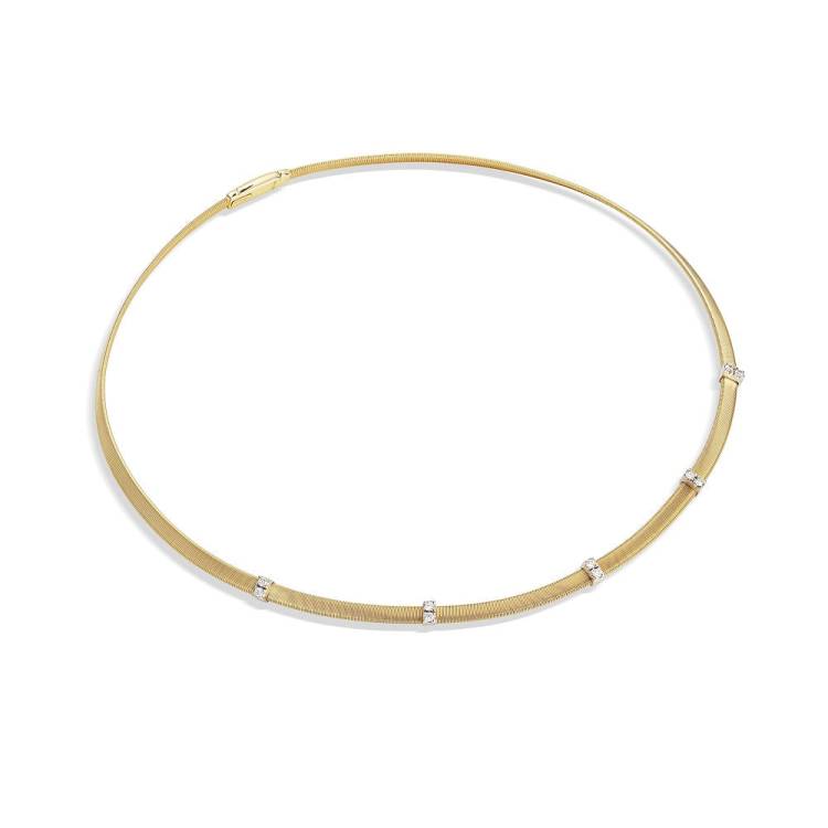 Marco Bicego Masai 18ct Yellow Gold 0.30ct Diamond Necklace