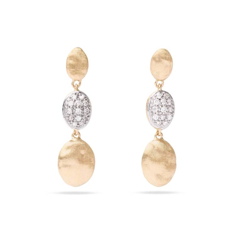 Marco Bicego Siviglia 18ct Yellow Gold Diamond Drop Earrings