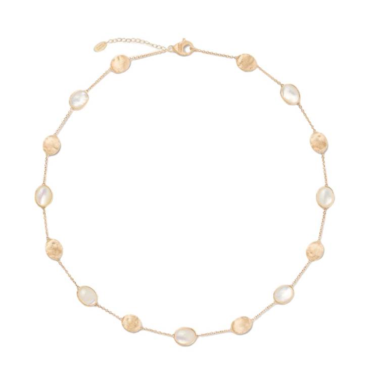 Marco Bicego Siviglia 18ct Yellow Gold Mother of Pearl Necklace