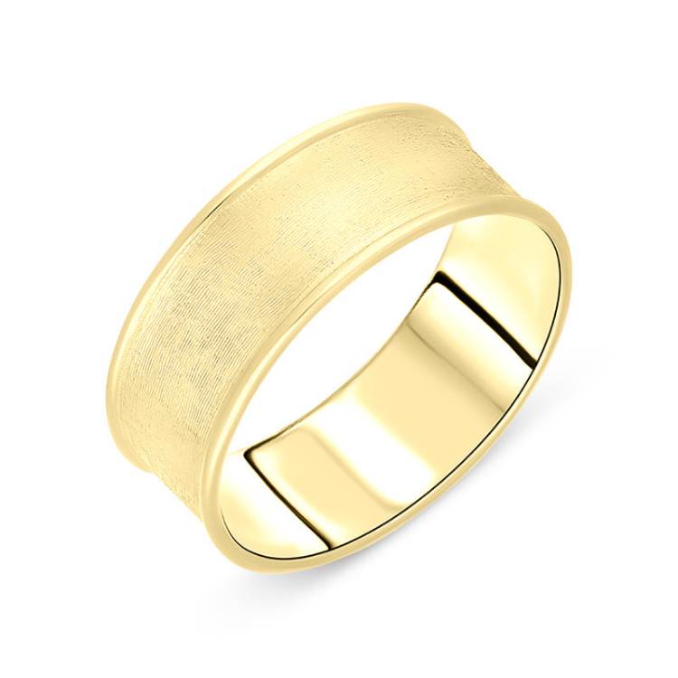 Marco Bicego Uomo 18ct Yellow Gold Unisex Wide Ring - V