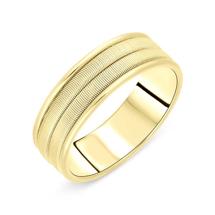 Marco Bicego Uomo 18ct Yellow Gold Unisex Wide Ring - S